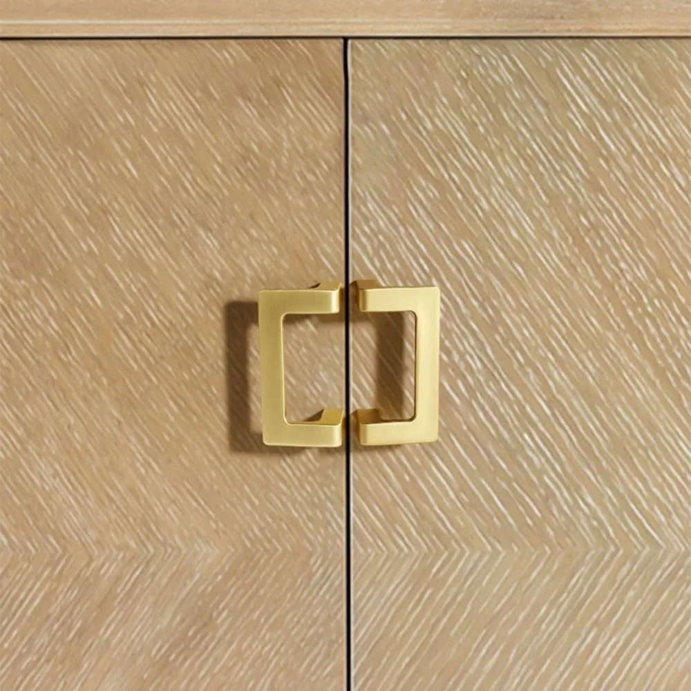 

Современные прямоугольные симметричные ручки для шкафов и ящиков, золотые мебельные ручки, шкафы из цинкового сплава, ручки для кухонных шкафов