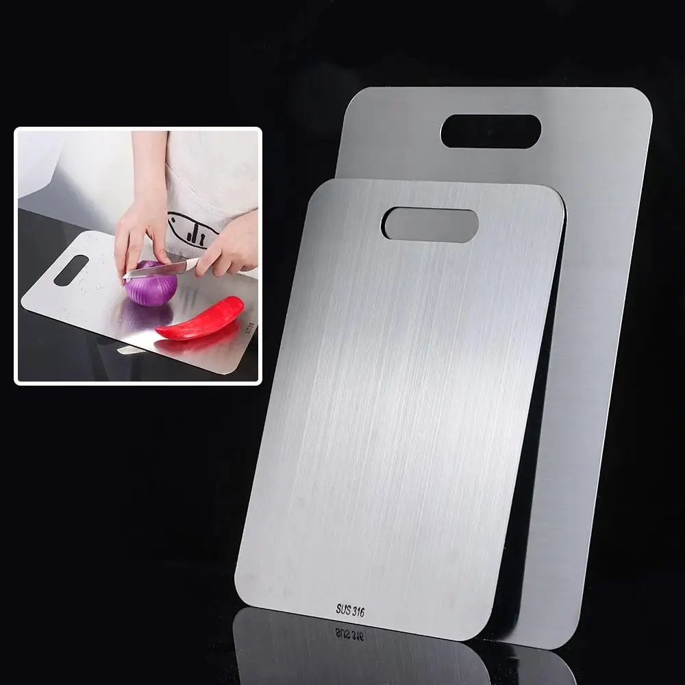 Stainless Steel Cutting Board Thickened Anti-mold Chopping Board Cooking Tools Cut Vegetables Meat Vegetable Cutting Board