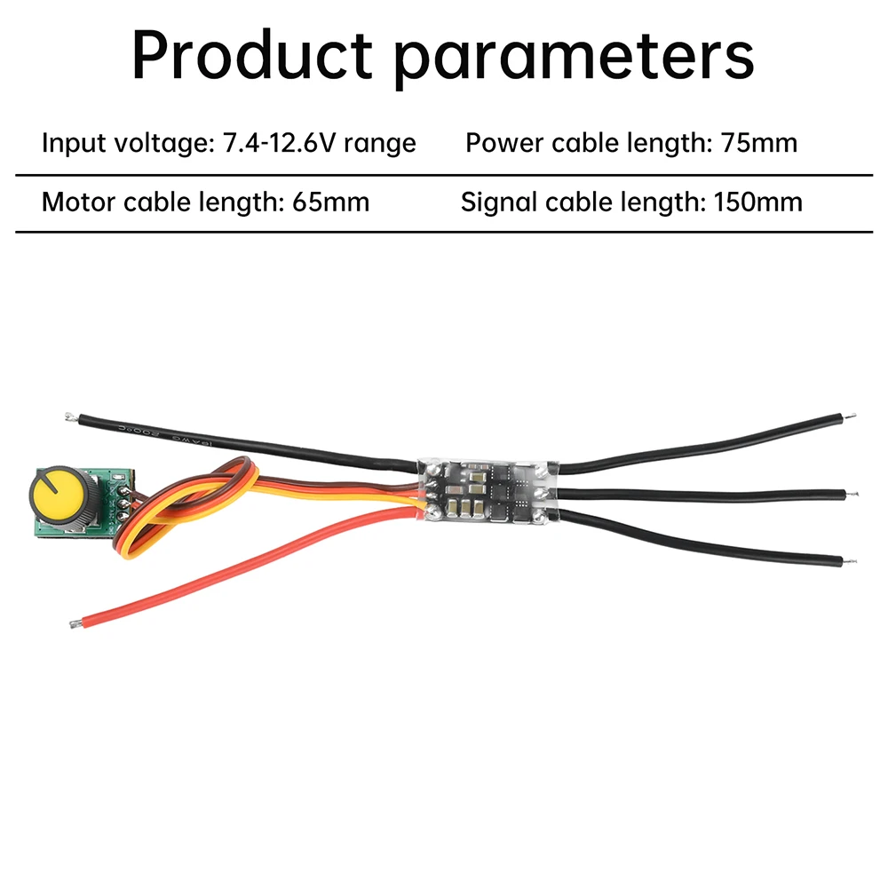 DIY Fan Modification 20-30A Bidirectional Brushless Electric Drill, Power Tool Control Module, Electronic Industrial Accessories