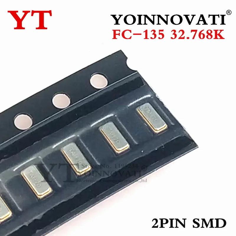 10 Stück FC-135 32,768 K 3215 32,768 kHz 2PIN SMD Kristall Oszillator
