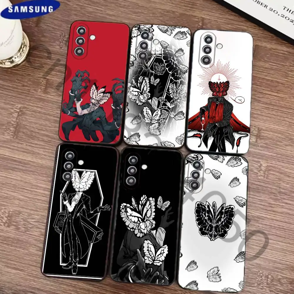 The F-Funeral of the Dead B-Butterflies Phone Case for Samsung Galaxy S21 22 Ultra Plus S23 24 FE Lite S25 26 Shockproof Cover
