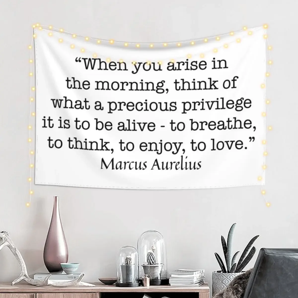 Marcus Aurelius Quote Tapestry Things To Decorate The Room Funny Decoration For Home Tapestry