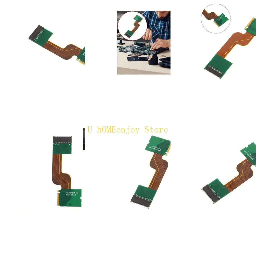 

B0KF Quick Upgrades M.2 Adapter Board Secure Installation for Gaming Devices 2230 2280 SSD