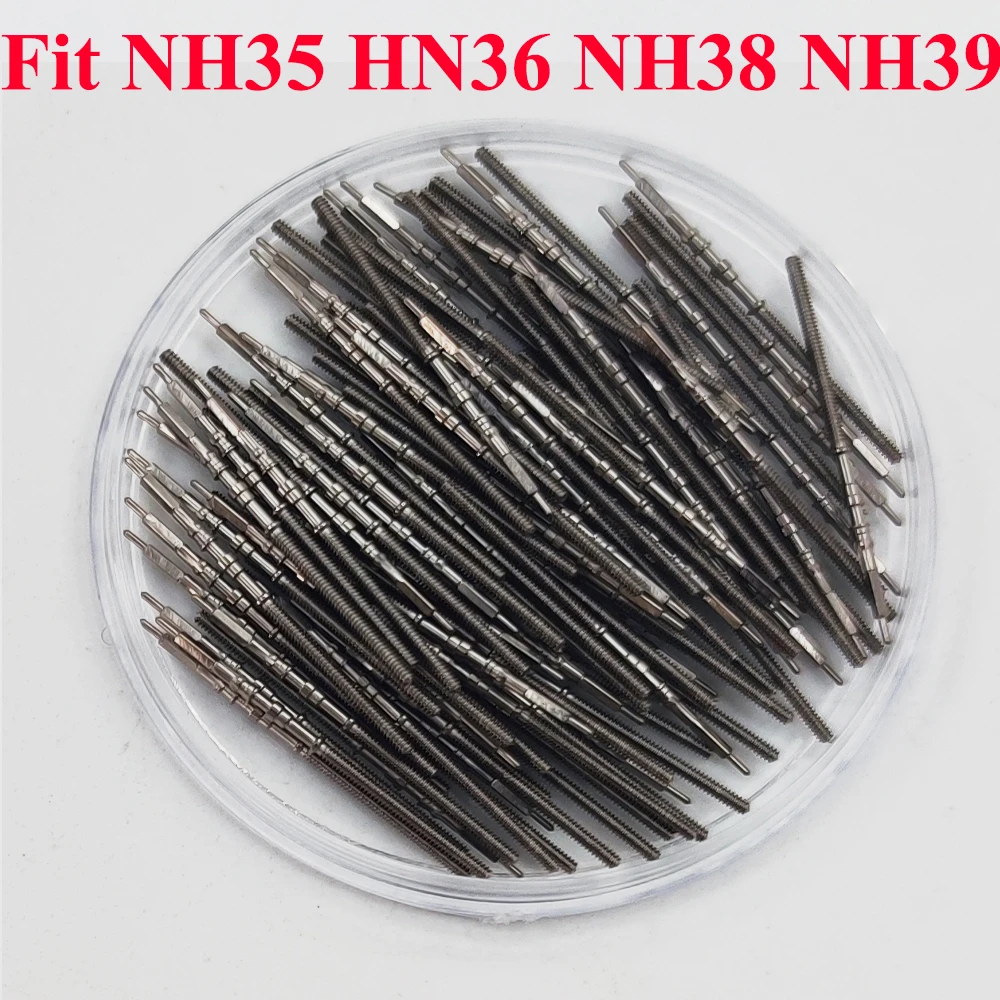 Watch Stem Stainless Steel Spare Parts fit NH35 NH36 NH38 NH39 Crown Automatic Mechanical Movement Watch Parts Crown Stem