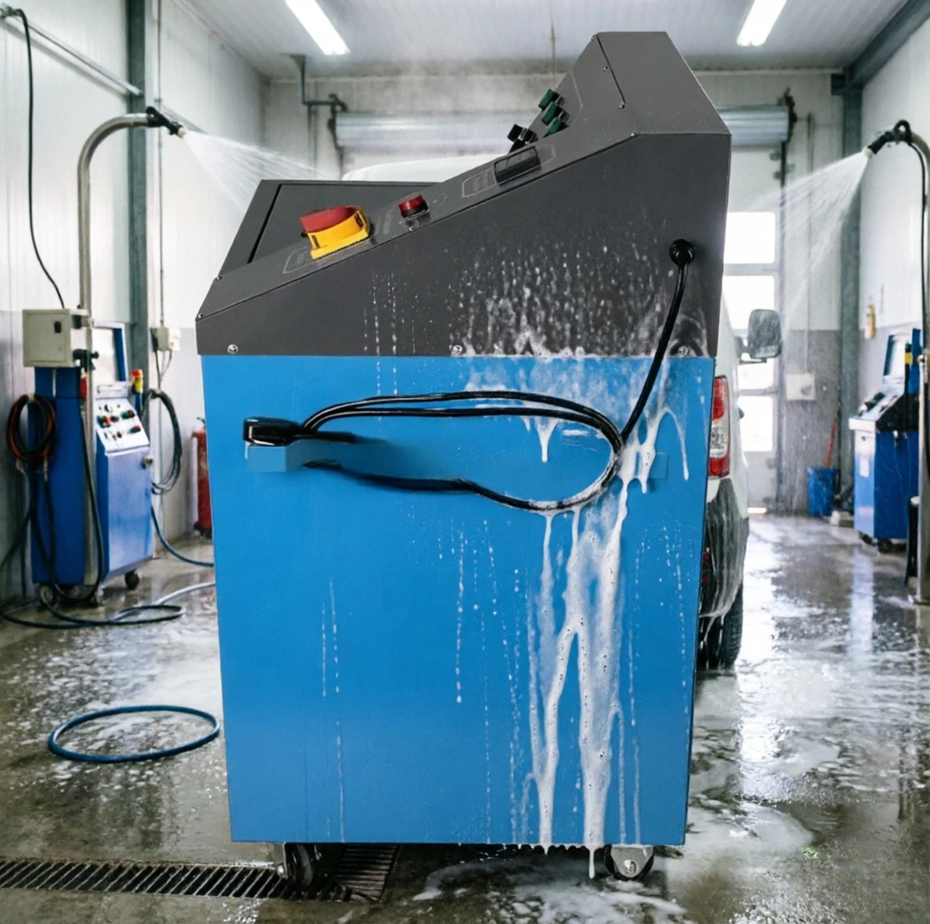 DPF Wash Machine Compact Wheeled Frame Small Floor Space Single Person Operate Mini Workshop DPF Cleaning Tool