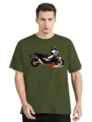 New Japanese Motorcycles Motorrad X-ADV X ADV T-shirt Cotton Men's Oversized T Shirt Streetwear Round Neck Tshirt tops tees