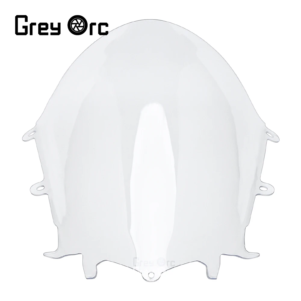 دراجة نارية مزدوجة فقاعة الزجاج الأمامي شاشة الرياح منحرف شاشة الزجاج الأمامي لياماها YZF-R6 YZF R6 600 2017-2024 2018 2019 #6