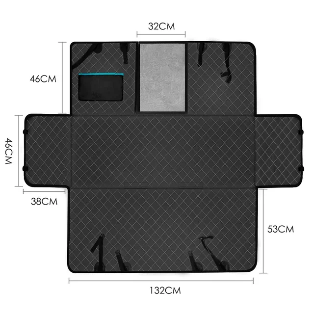 

Dog Carriers Waterproof Rear Back Pet Dog Car Seat Cover Mats Hammock Protector And Travel Accessories Trunk Mat Pets Carrier