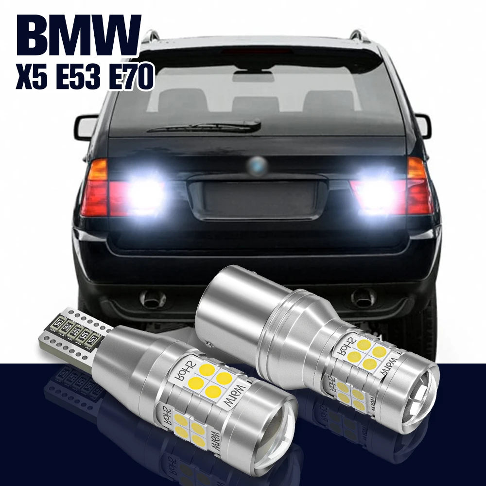 

Reverse Light 2x LED Bulb Backup Lamp For BMW X5 E53 E70 Accessories 2000-2013 2004 2005 2006 2007 2008 2009 2010 2011 2012