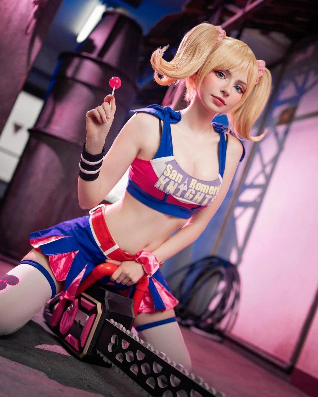 Juliet Starling Lollipop Chainsawfor Halloween Christmas Fancy Party Stage Performance