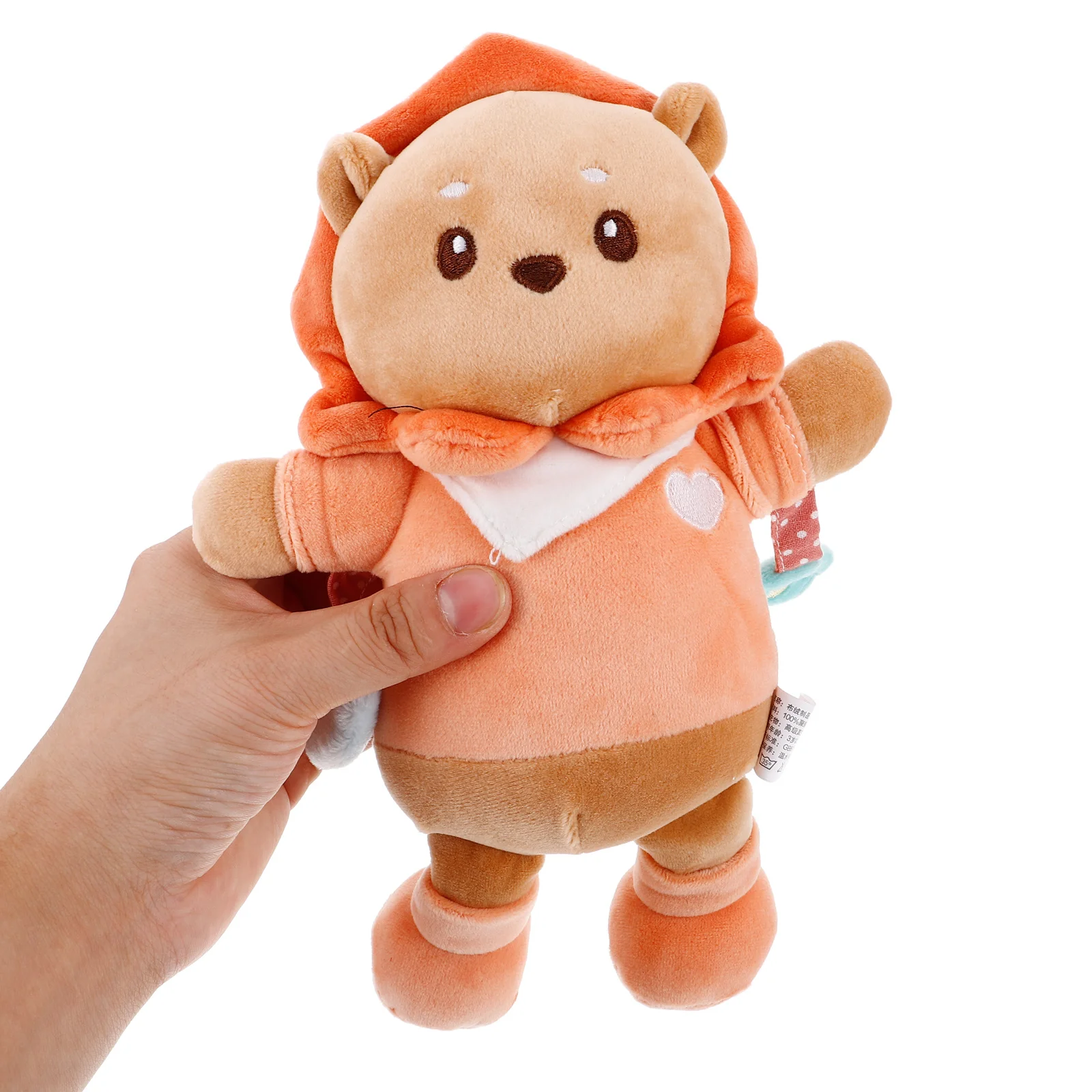 아기 카시트용 귀여운 사자 인형 키체인 유모차 모빌 부드러운 아기 여행용 장난감