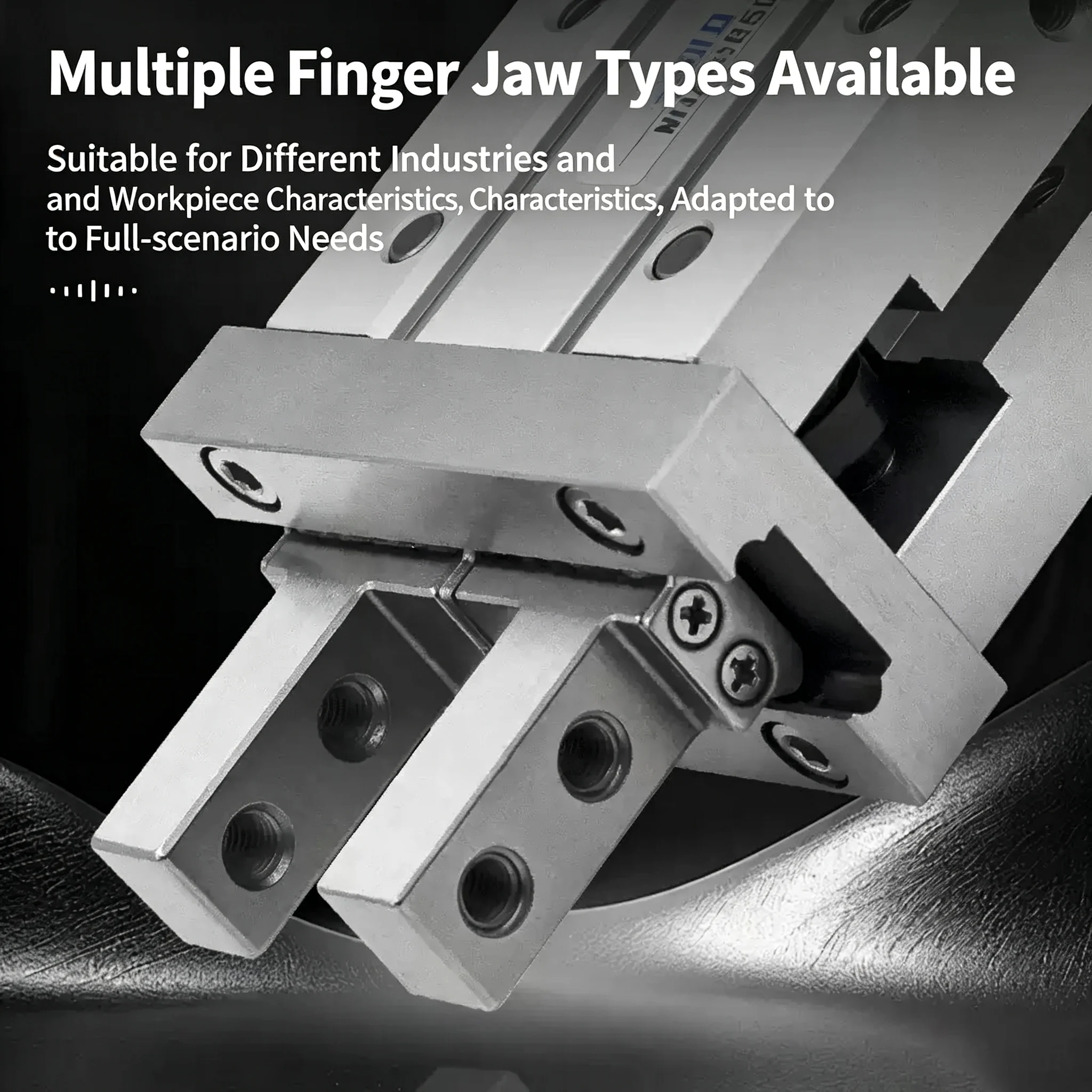 MHZ2 Jaw 16D 20D 25D 32D 40D Ball Clamping Claw Cylinder Accessories Factory  Direct Sales Parallel Finger  Head