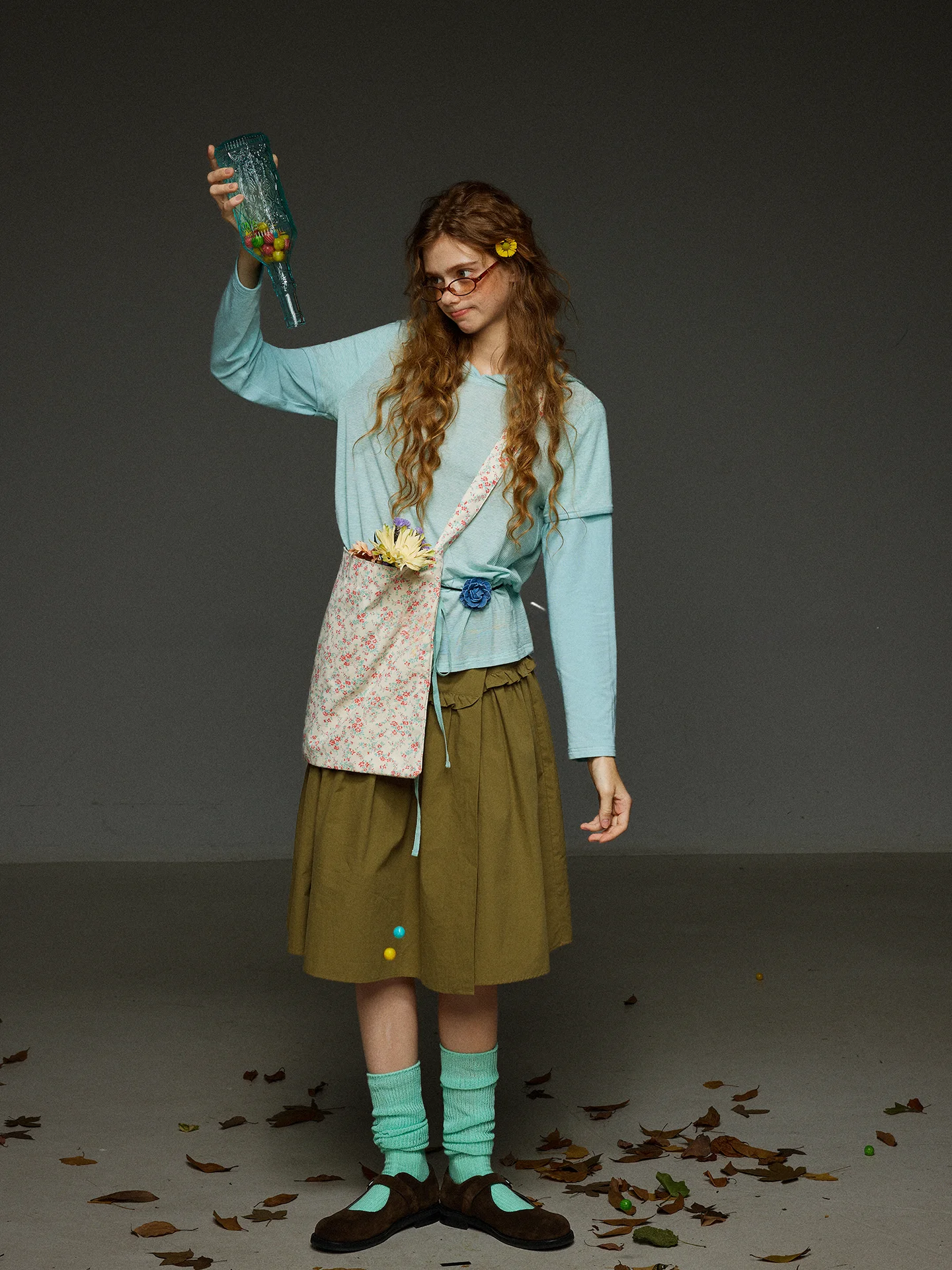 

Retro een Hooded Striped Knitted Women's T-irt Slimming Design Autumn Faionable All-Match Long Sve Overhead Top