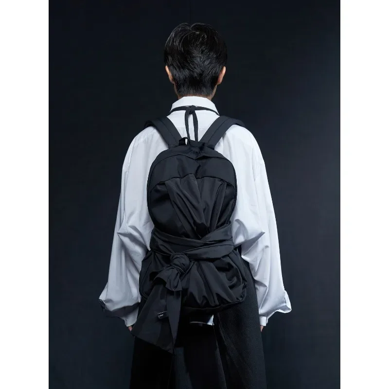 Women Backpack 2023 New Fashionable Niche Bow Girl Heart Backpack College Student Schoolbag Girl Casual Simple Sweet Backpack