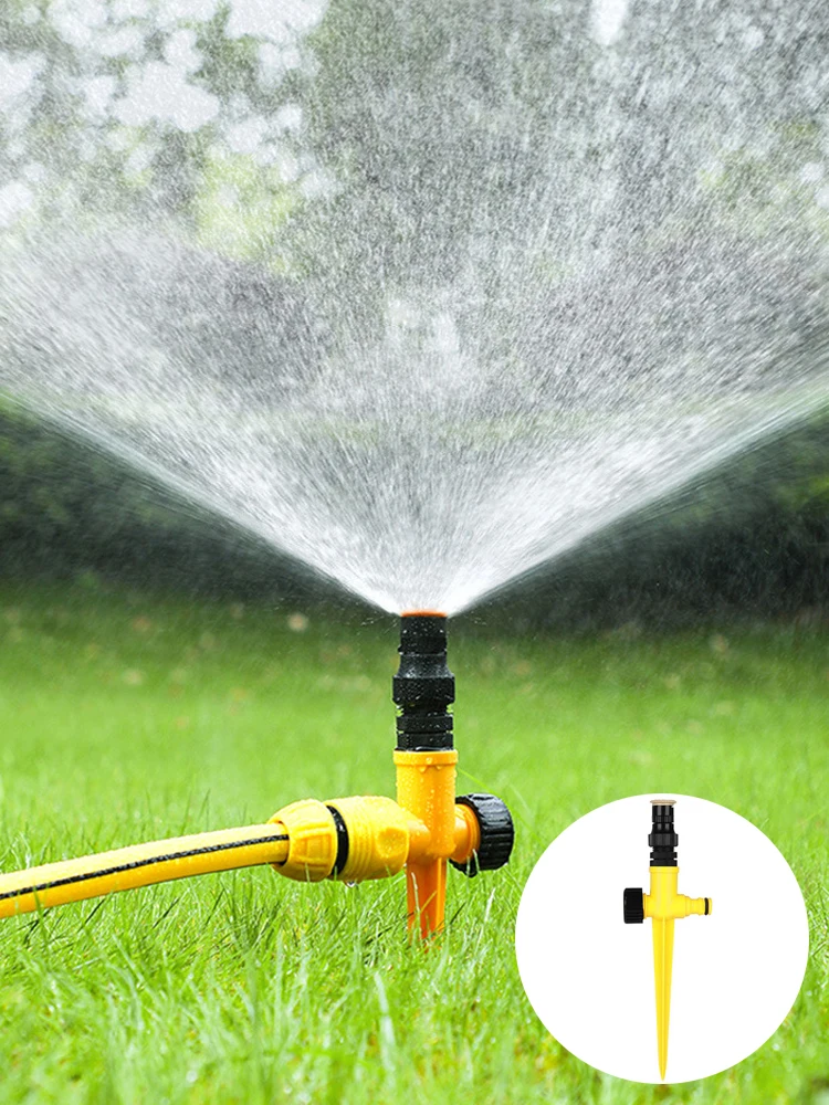 

360 Degree Rotating Automatic Garden Lawn Sprinkler Yard Jet Sprinkler System Large Area Coverage Water Irrigation Sprayer