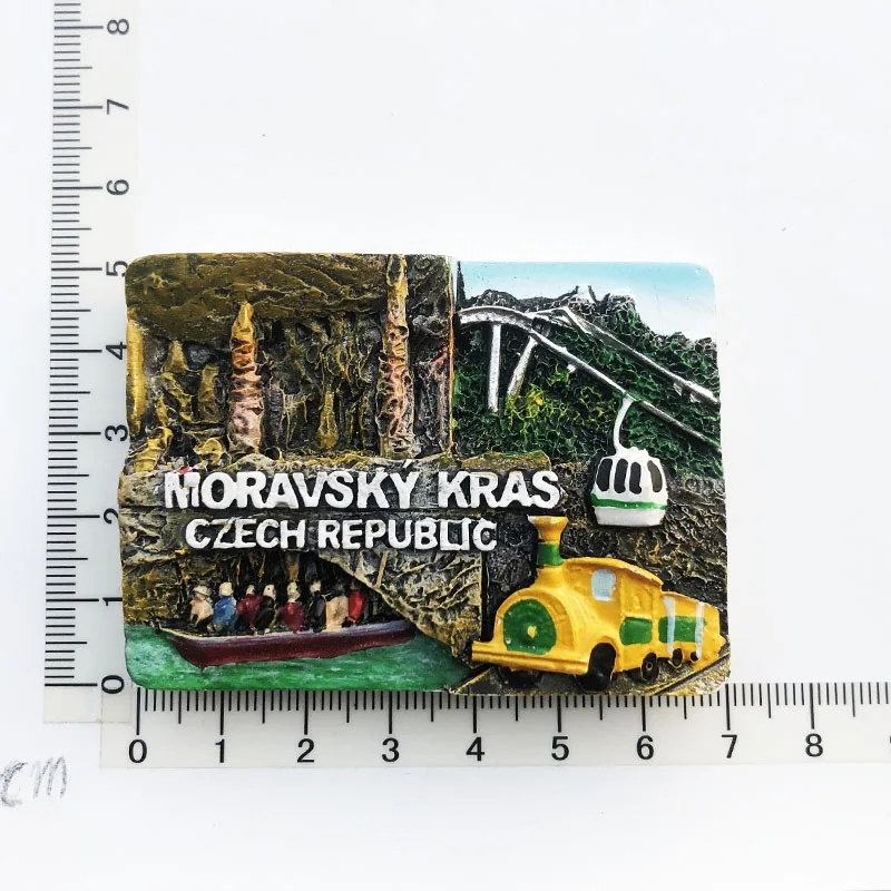 

Moravian Karst Czech Republic Fridge magnet gift resin decorations message stickers tourist souvenirs