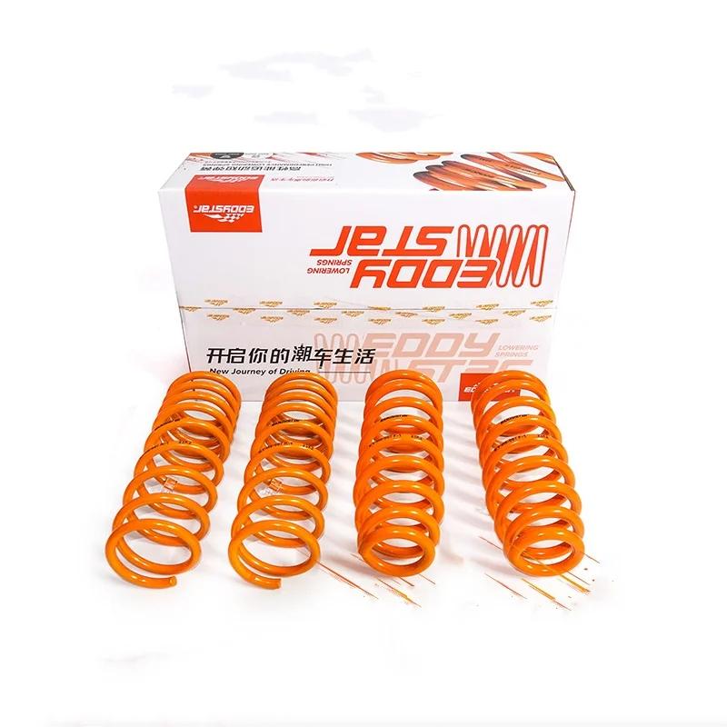 EDDYSTAR Factory Suspension Systems Sleeve Coilover Racing Car Lowering Springs Set for Honda Accord 8th 2.0/2.4 2008-2013