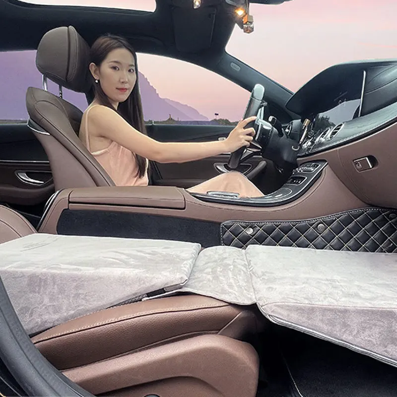 Car Front Seat Padding Universal Leveling Pad Seat Flattening Rear Seat Non Inflatable Sleeping Pad Automotive Interior