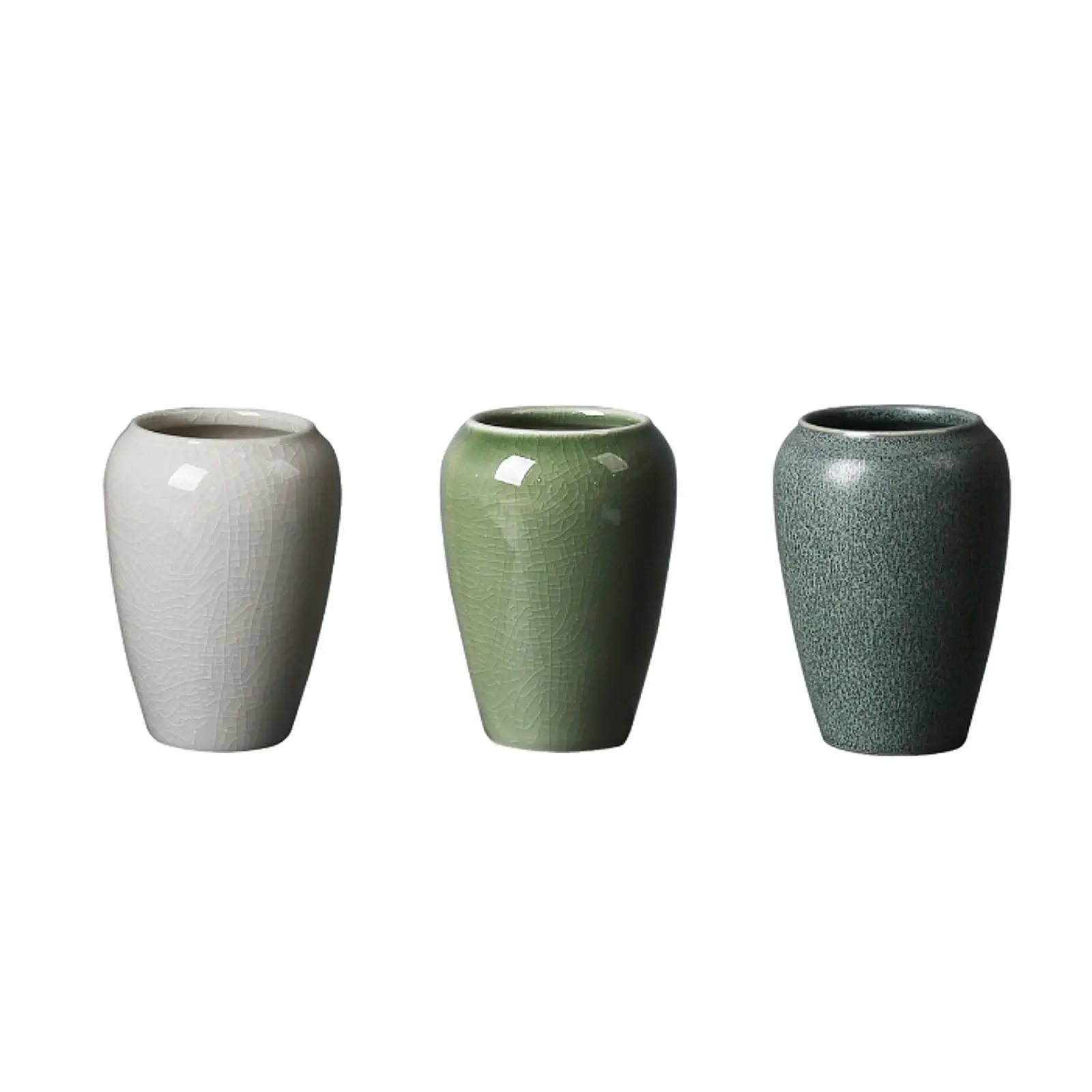 Ceramic Succulent Plant Pot Small Porcelain Flower Vase Mini Bonsai Planter for Office Garden Centerpieces Desktop Decoration