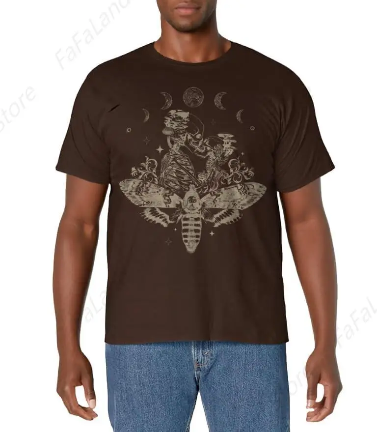 Butterfly Grunge Fairycore Aesthetic Luna Moth Mushrooms Y2K T-Shirt