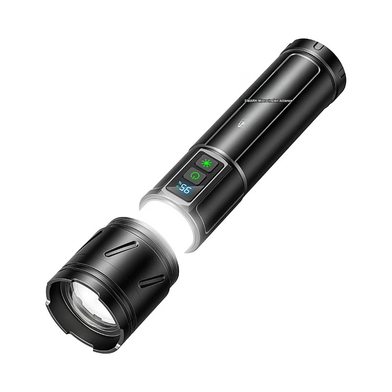 Rechargeable High Brightness Flashlight with Built in Battery COB Side Flood Light for Outdoor and Home Daily Use Protective