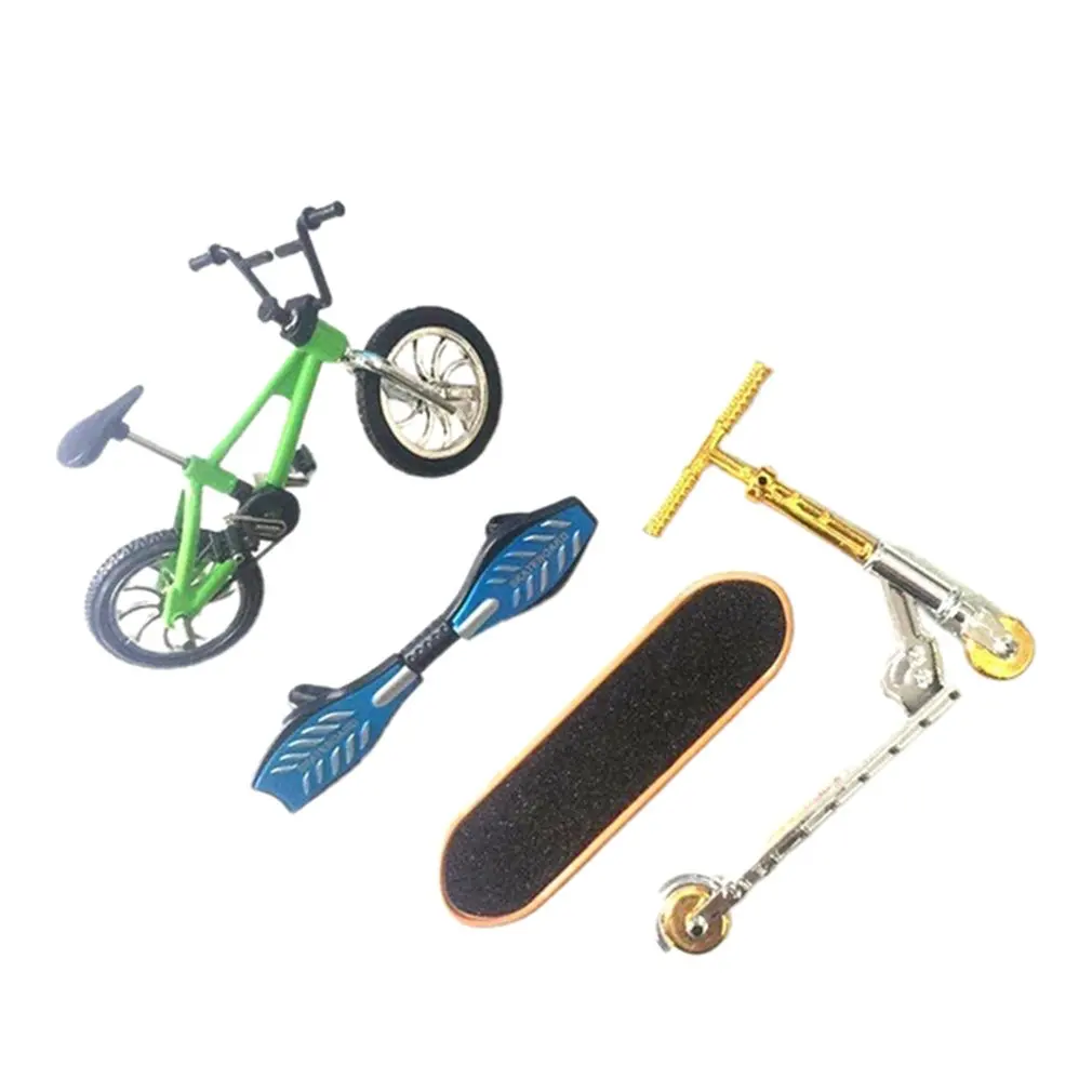 Finger Scooter due ruote Mini Bike Finger Skateboard Fingerboard giocattoli educativi per bambini giocattolo divertente per ragazzi