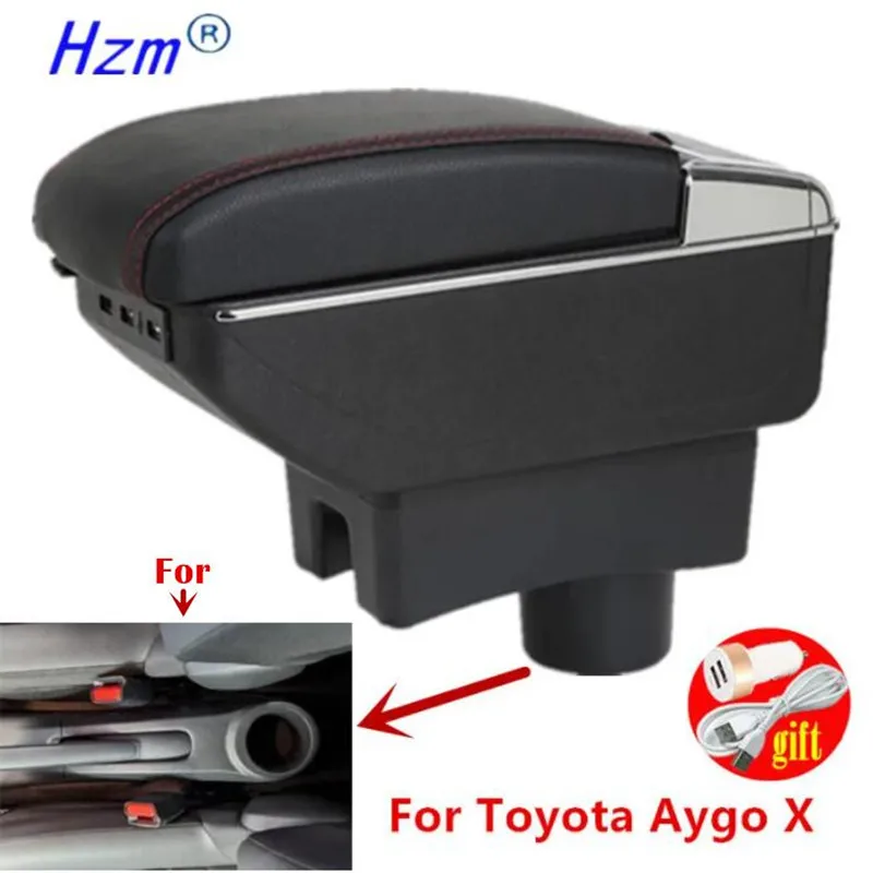Für Toyota Aygo X Armlehne box Für Toyota Aygo X auto armlehne box Lagerung box Innen Gewidmet Retrofit teile Auto Zubehör