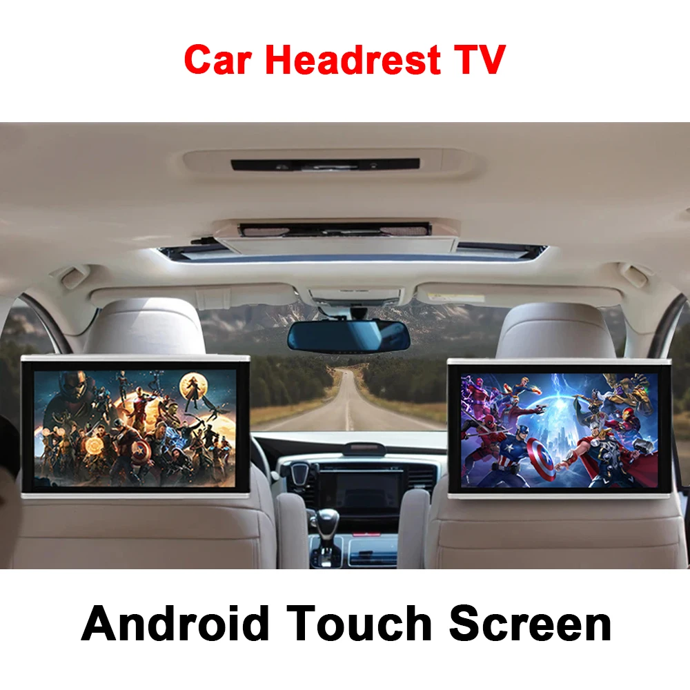 10.1 Inch New Headrest Car Play Monitor Android 11 Touch Screen TV Display 1080P For Car Universal Electronic accessories