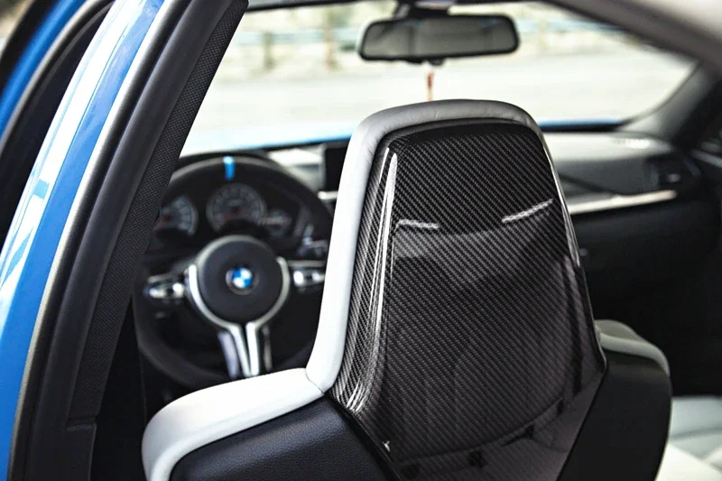 OEM style Carbon Fiber Seatback Cover for BMW F80 M3 F82  M4 15-19