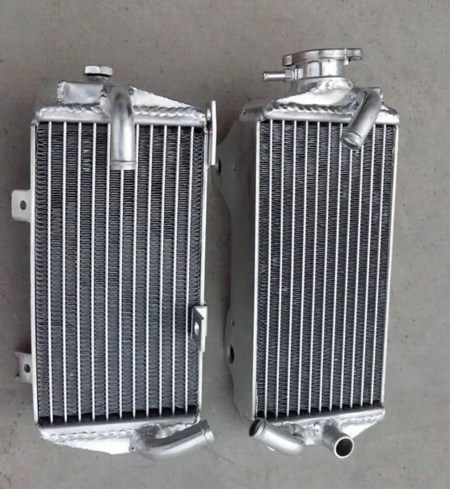 NEW left+right full Aluminum Radiator For 2014-2016 Honda CRF250R CRF 250 R 100% welding Cooler Cooling Coolant 2014 2015 2016