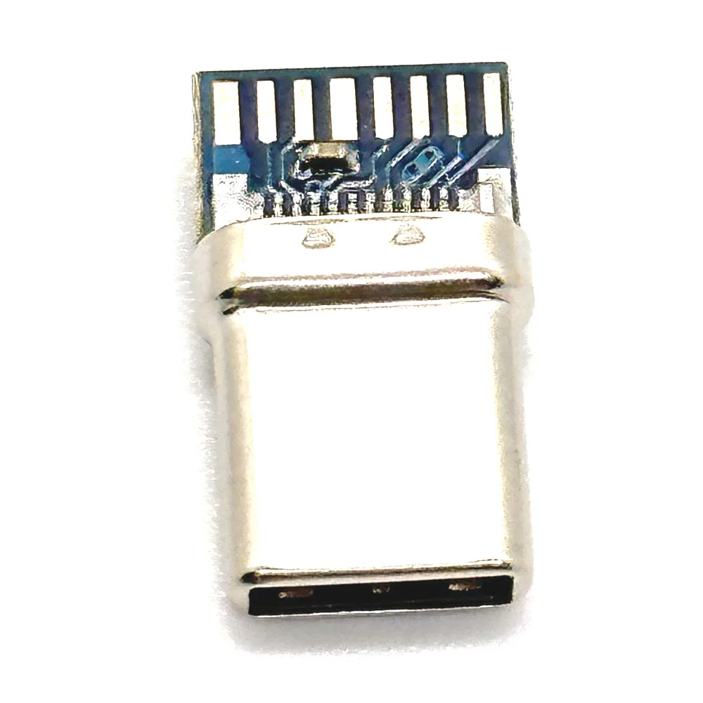 1pcs USB 3.1 Type-C Connector 17 Pins Male Socket Receptacle Adapter to Solder Wire & Cable 17 Pins Support PCB Board