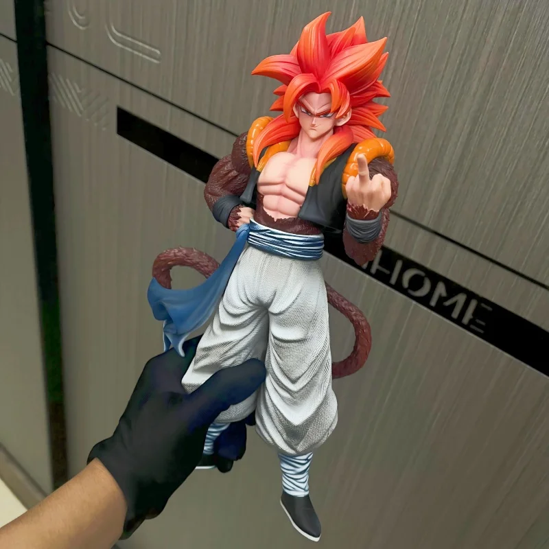 

31,5 см Dragon Ball аниме фигурка Np Super Saiyan Ss4 Gogeta украшения для настольного компьютера модные рождественские подарки игрушки
