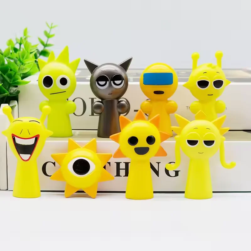 Sprunki Figures Incredibox Sprunki Toy Sprunki Figurines Oren Wenda Jevin Figure Set Pvc Model Ornament Birthday Christmas Gift