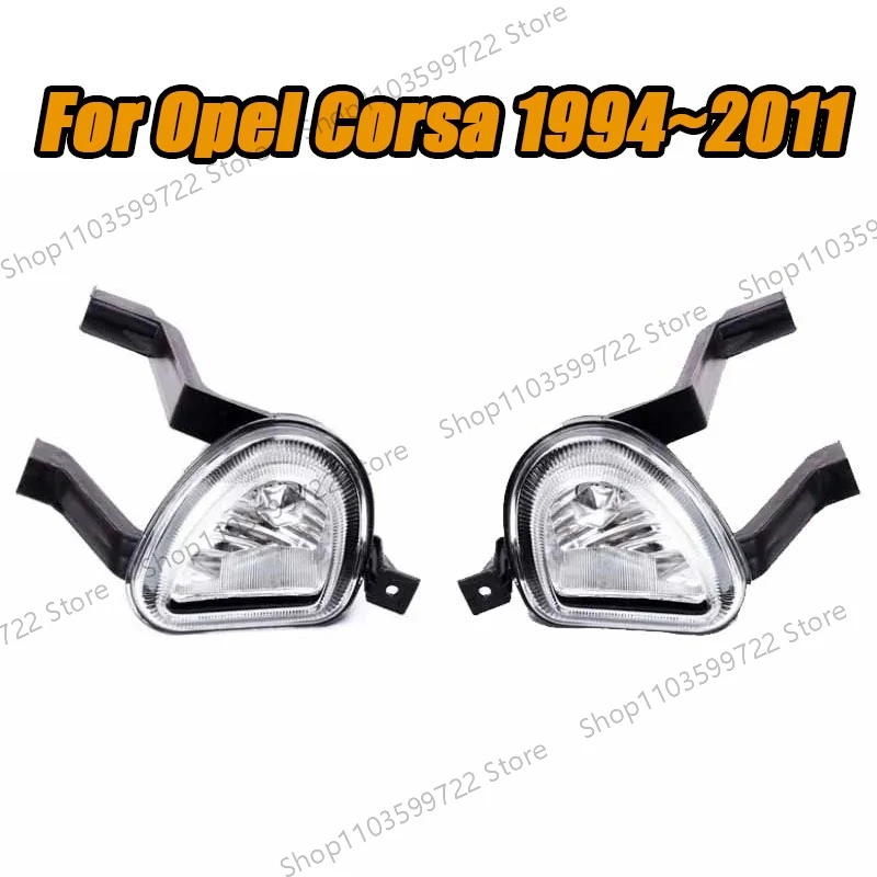 

For Opel Corsa 1994~2011 Fog Lamp Car Fog Light Front Bumper Foglights Grille Driving Lamps