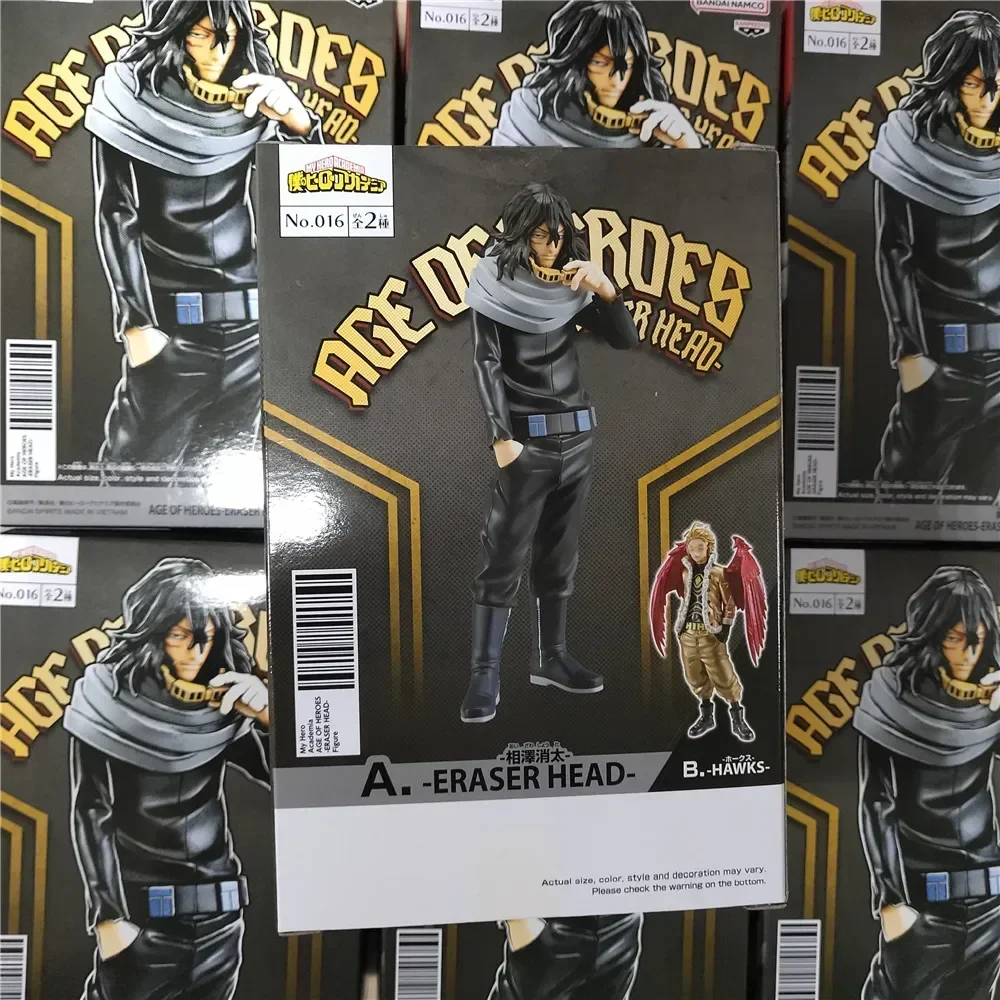 Anime Original  Bandai My Hero Academia Aizawa Shouta PVC Action Figures Collect Ornaments Figure Model Toys Birthday Gift