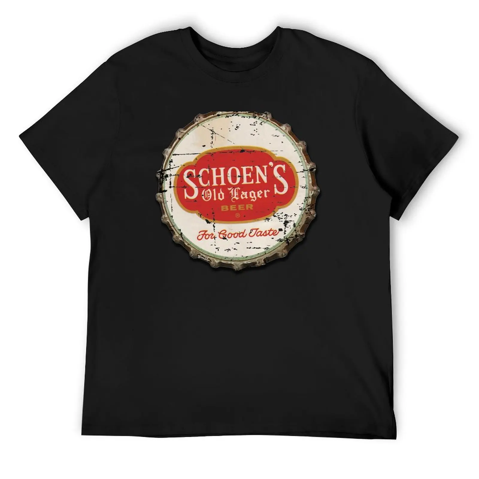 Schoen's Old Lager Beer T-Shirt hippie clothes sports fans Blouse korean fashion mens big and tall t shirts