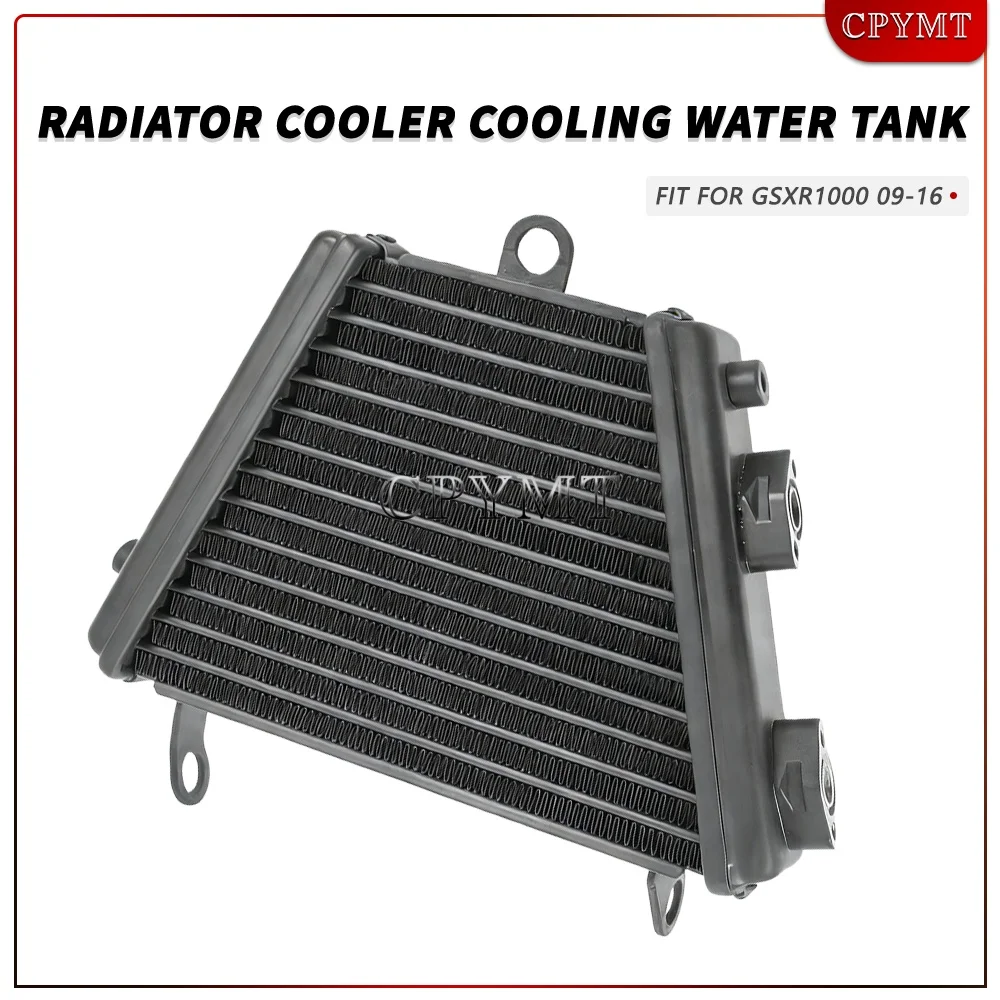 Motorcycle Replacement Radiator Cooling Cooler Fit For GSXR1000 2009-2016 2015 2014 2013 2012 2011 2010 Engine Water Tank