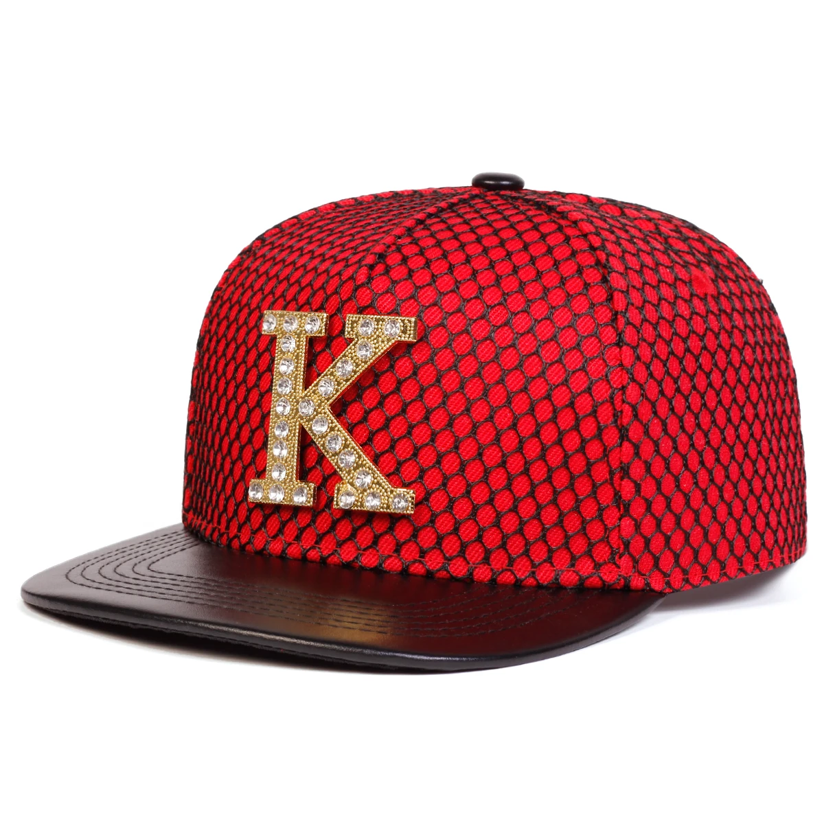 Unisex K Letter Label czapki hip-hopowe moda wiosna jesień na zewnątrz regulowane baseballówka w stylu Casual czapki kapelusz przeciwsłoneczny