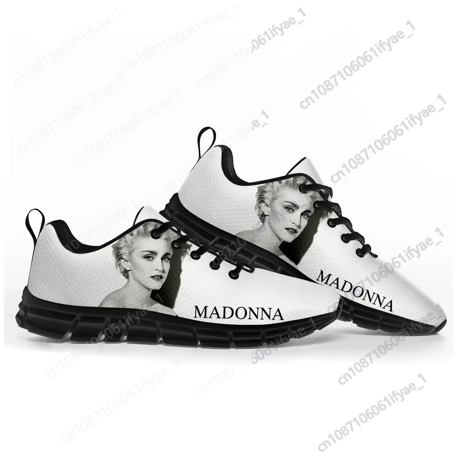 

Madonna pop rock singer disco fashion Sports Shoes Mens Womens Teenager Kids Children Sneakers Custom High Quality Couple Shoes