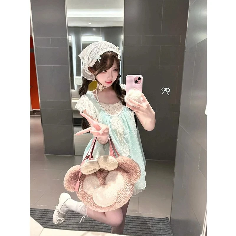 スイートレース2ピースセットTシャツゴスレディースドレスヴィンテージY2kスリムパンクミニスカート原宿90年代日本のセクシーサマーTシャツ