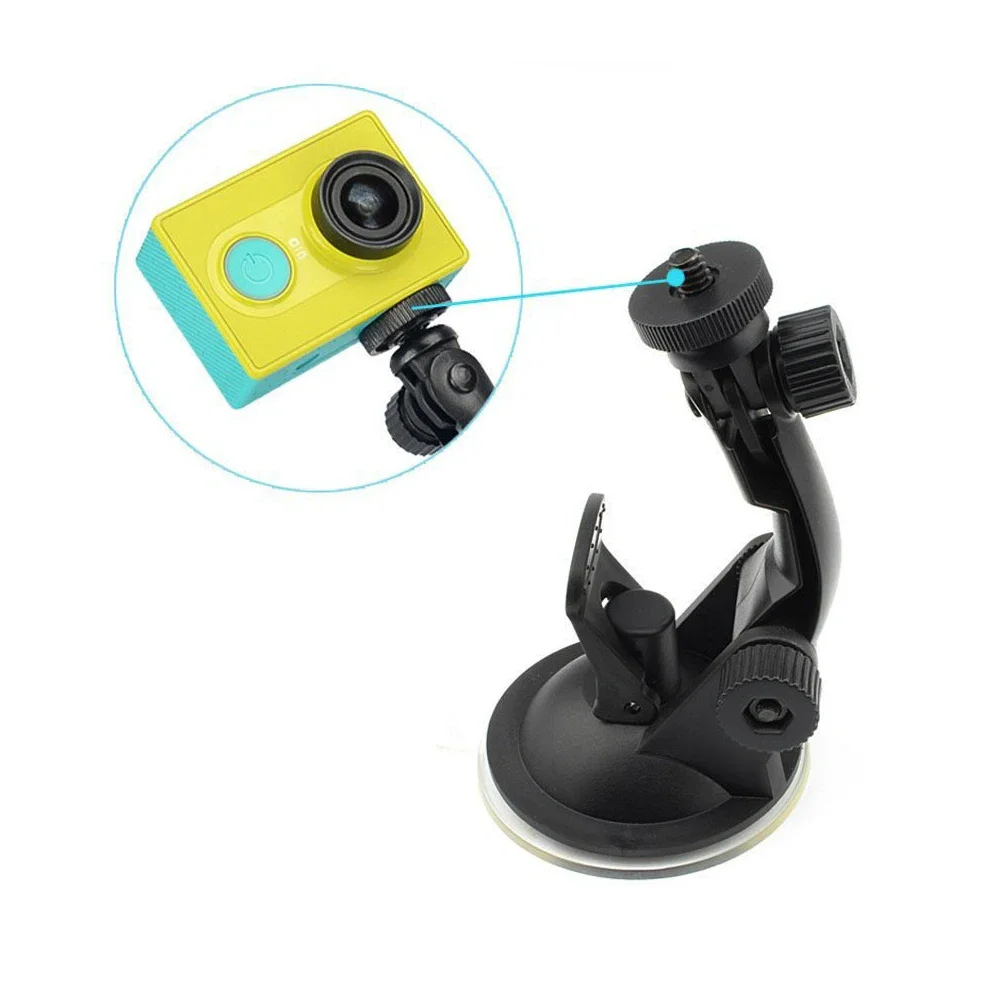 Support à ventouse pour caméra d'action, Gopro Fore11, 10, 9, 8, 7, 6, APEMAN, AKASO, Campark, COOU, Remali Capture Cam, Apexcam, HLS, 4K