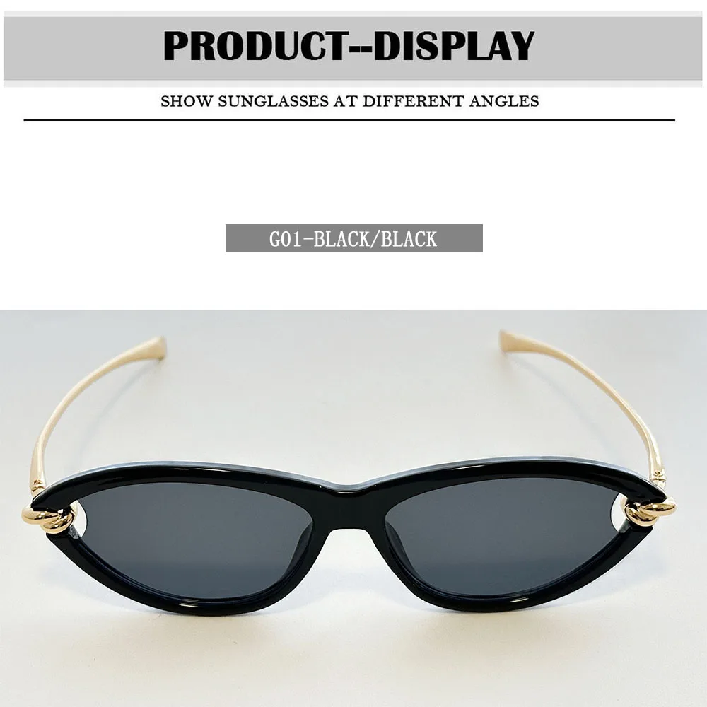 2026 Trendige Cat-Eye-Sonnenbrille für Damen – Luxuriöse Outdoor-Sonnenbrille mit UV-Schutz im Punk-Vintage-Stil – Detail 19