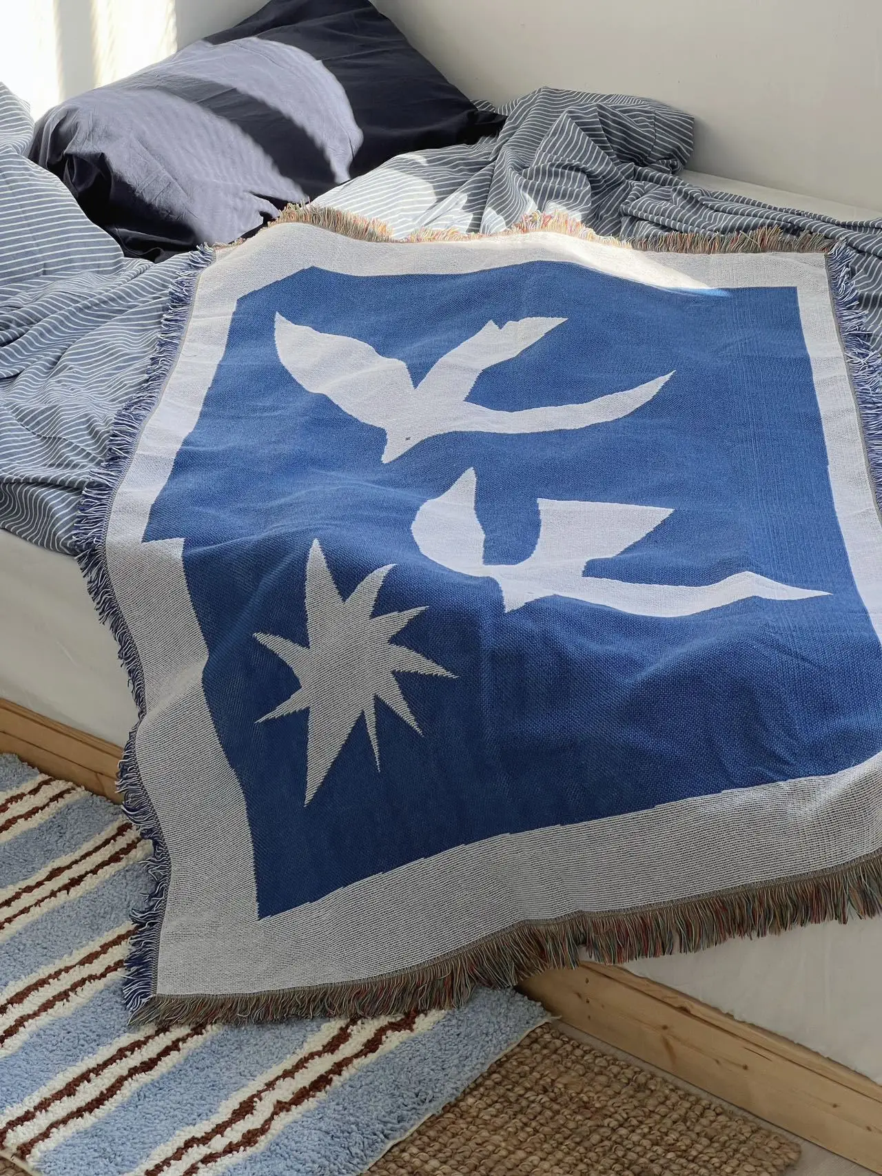 

Nordic Throws Blankets For Decorative Sofa Home Aesthetics Sofa Towel Bohemian Picnic Blanket Cover Tablecloth Tapestry Room Rug