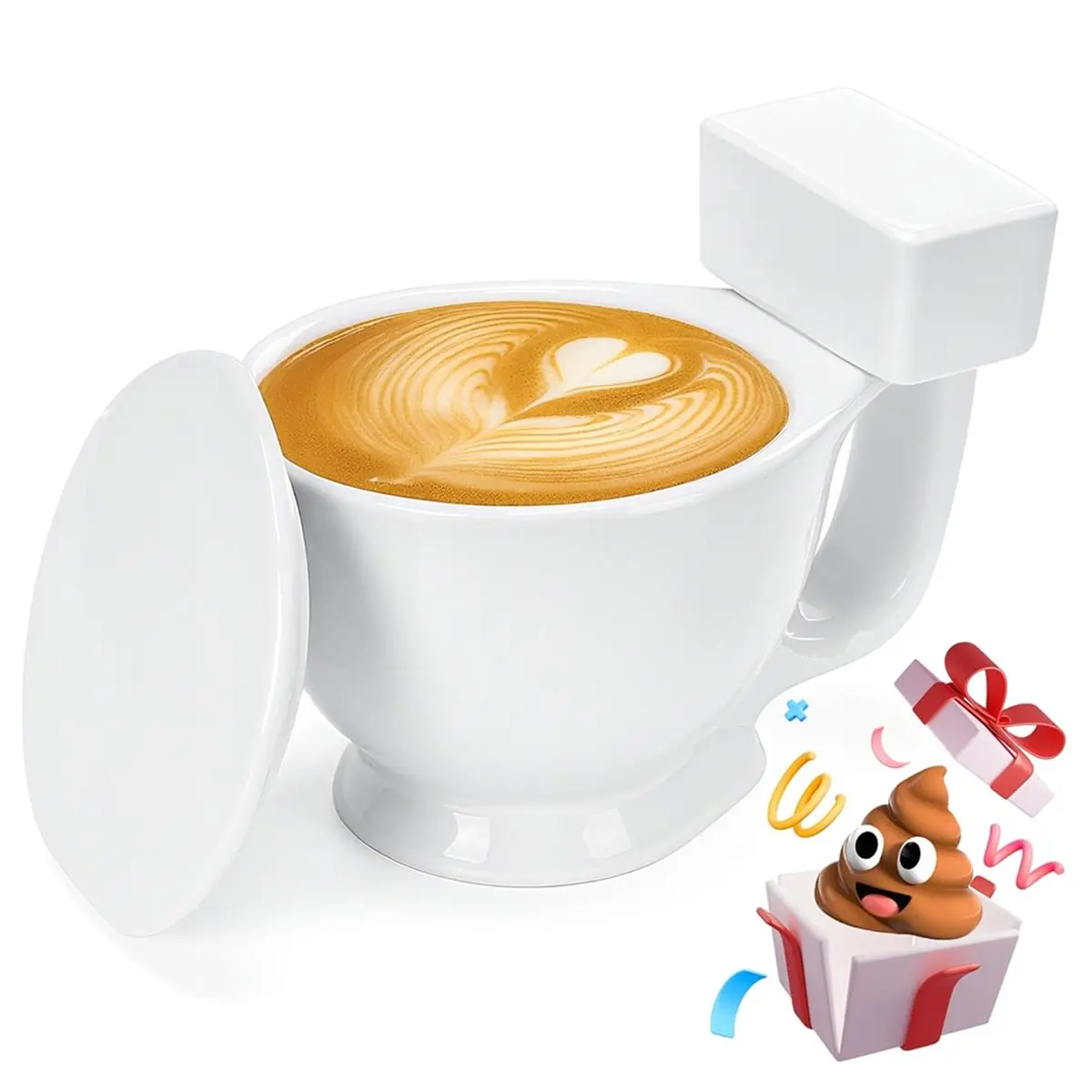 Funny Personality Toilet Ceramic Mug to Send Friends Strange Strange Practical Water Cups Other Gifts