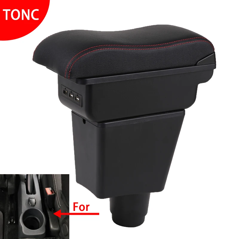 For Renault Logan 2 Armrest For Renault Sandero 2 Car Armrest box Interior special Retrofit parts Accessories Center Storage box