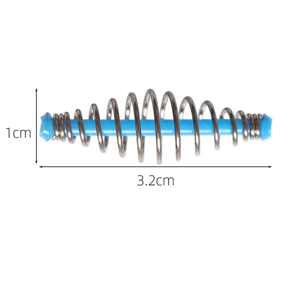 30pcs/Set Fishing Bait Spring Lure Inline Hanging Tackle Stainless Steel Feeder