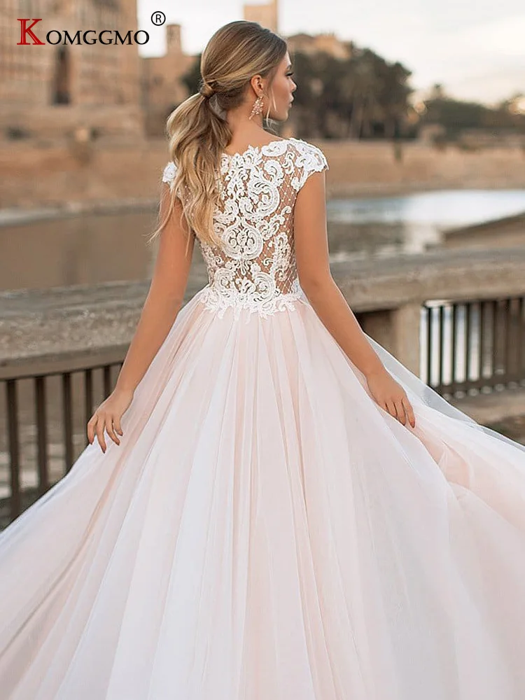 Wedding Dresses Illusion Zipper Back 2023 Bridesmaid Dress Woman Sexy Upper Boho Wedding Dress White Wedding Dresses