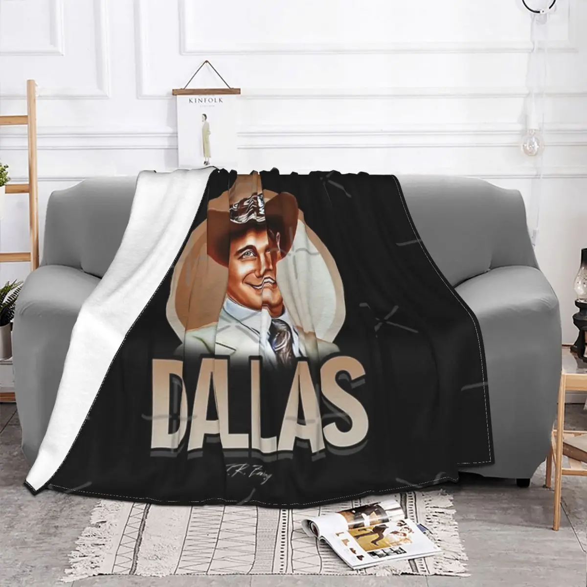 Dallas-J.R. Ewing Four Seasons Universal Blanket Air-Conditioned Room Can Be CoveredChristmas Present