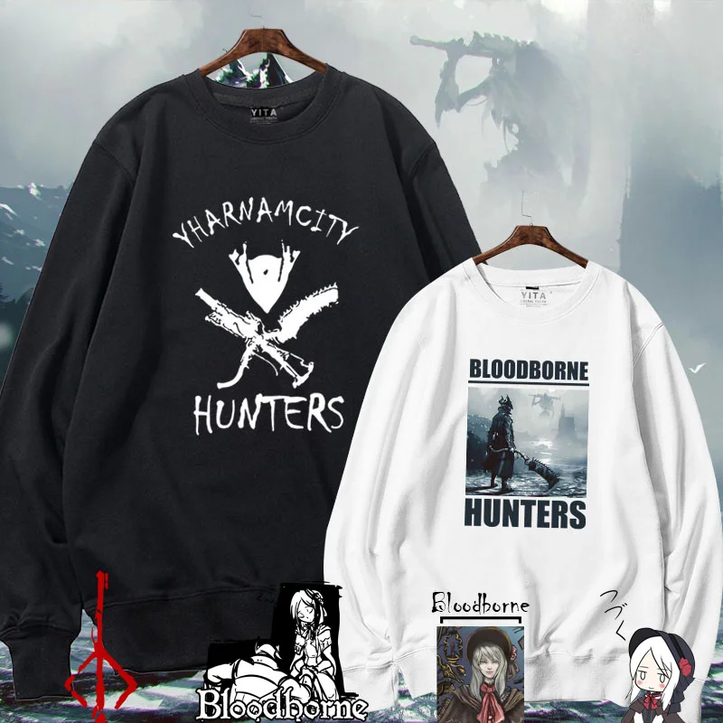 

Hot Game Bloodborne The Old Hunters Oversized Hoodie Women Men O-neck Long Sleeve Crewneck Sweatshirt Casual Tracksuit