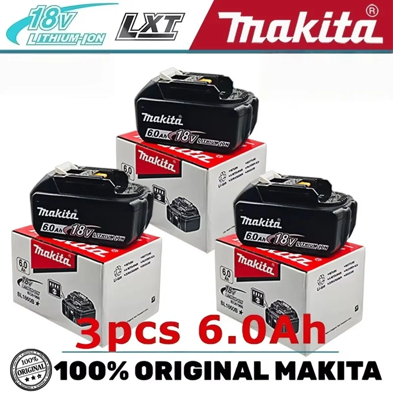

Genuine Makita 18V 6Ah Battery Stable Performance Compatible with BL1815B BL1830 BL1840 Hand Power Tools